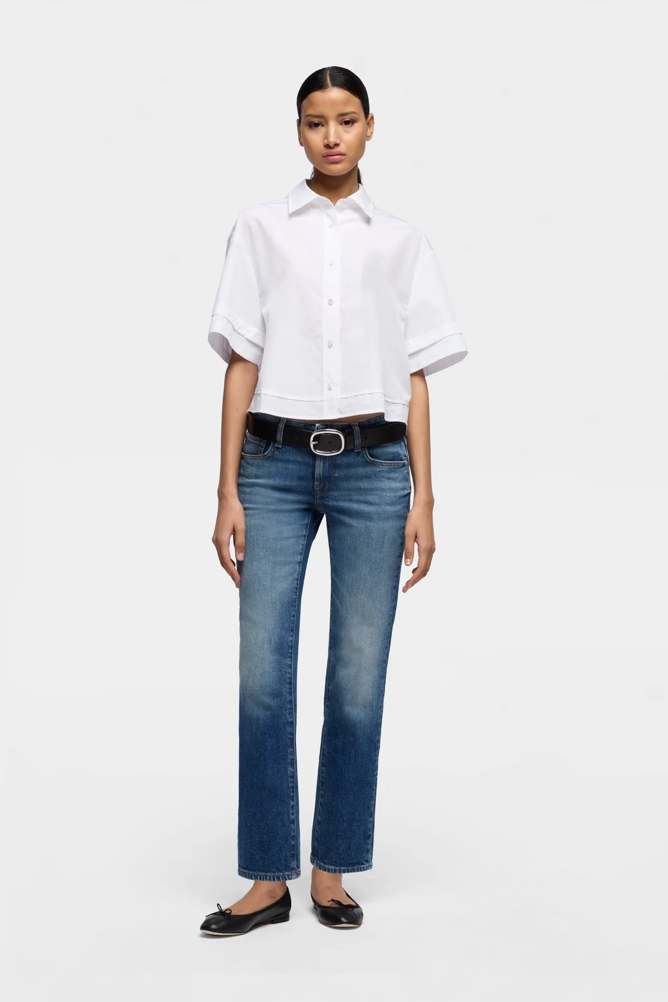 LOW CIGARETTE in Denim Blue Core sold by 7 For All Mankind product image thumbnail 2