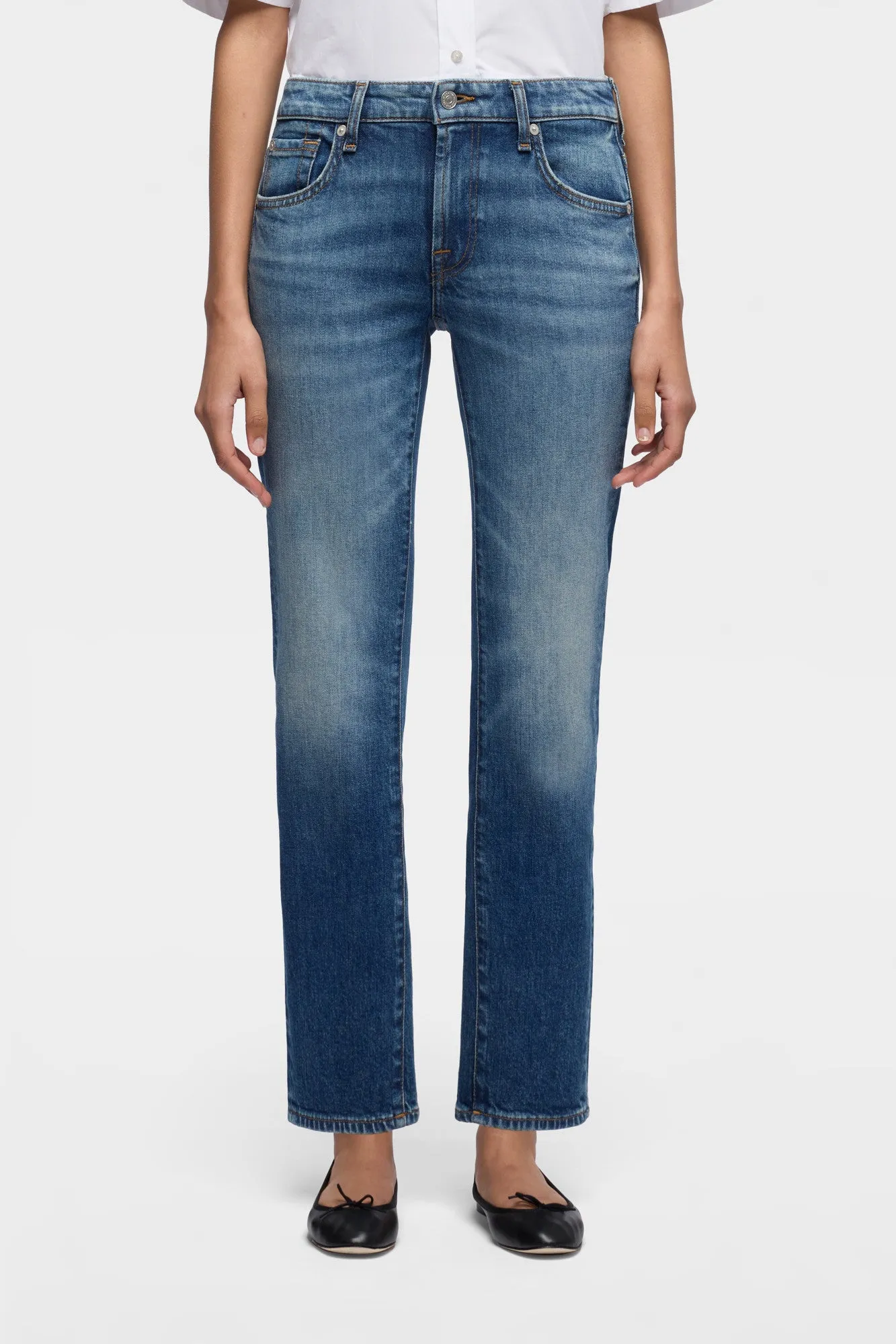 LOW CIGARETTE in Denim Blue Core sold by 7 For All Mankind product image thumbnail 3
