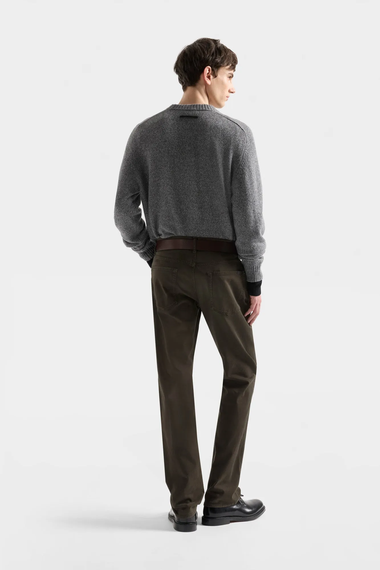 THE STRAIGHT in Luxe Performance Sateen Thicket sold by 7 For All Mankind product image thumbnail 5