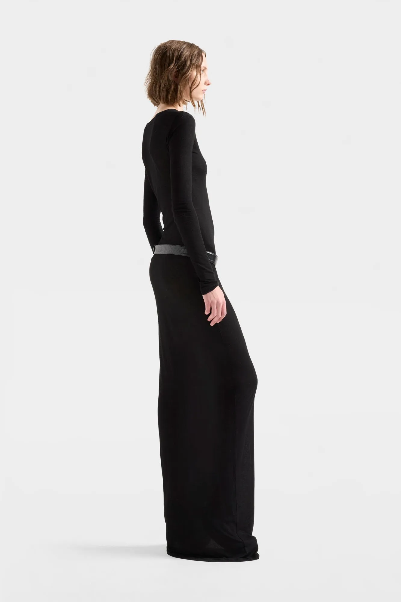 FITTED DRESS in Viscose Night sold by 7 For All Mankind product image thumbnail 5