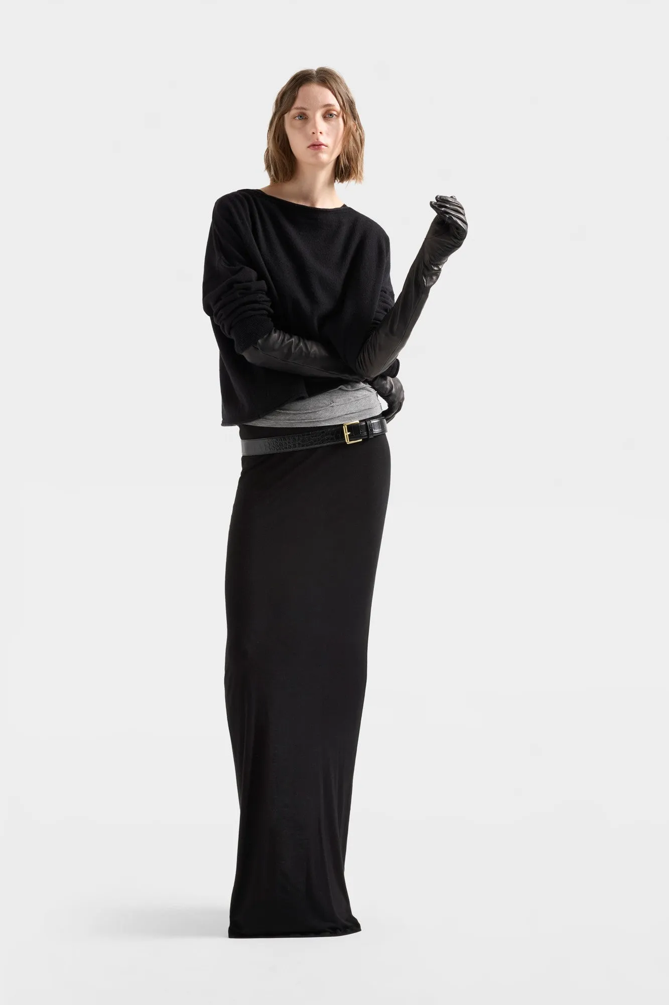 FITTED DRESS in Viscose Night sold by 7 For All Mankind product image thumbnail 2