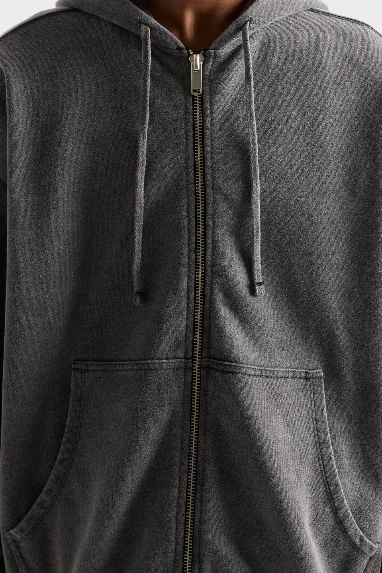 ZIP HOODIE in Black sold by 7 For All Mankind product image thumbnail 4