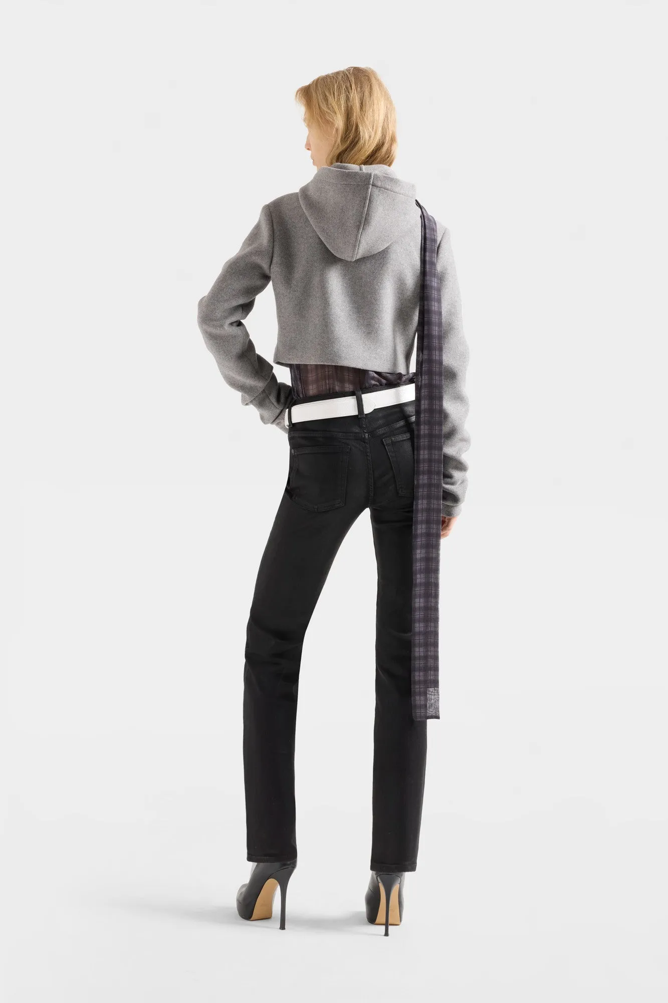 THE SLIM in Coated Denim Black sold by 7 For All Mankind product image thumbnail 5