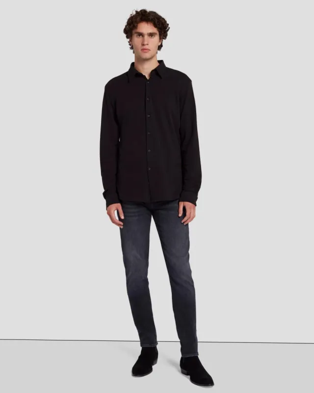 EarthKind Stretch Tek Slimmy Tapered in Swap sold by 7 For All Mankind