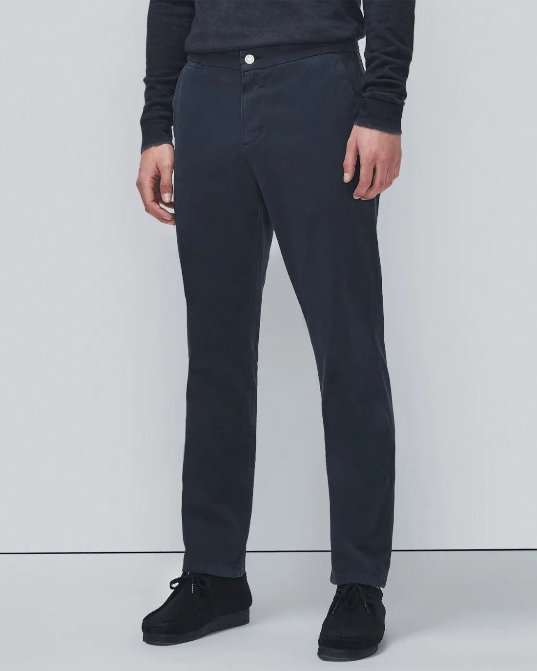 Luxe Performance Slimmy Tapered Chino in Sateen Navy sold by 7 For All Mankind product image thumbnail 2