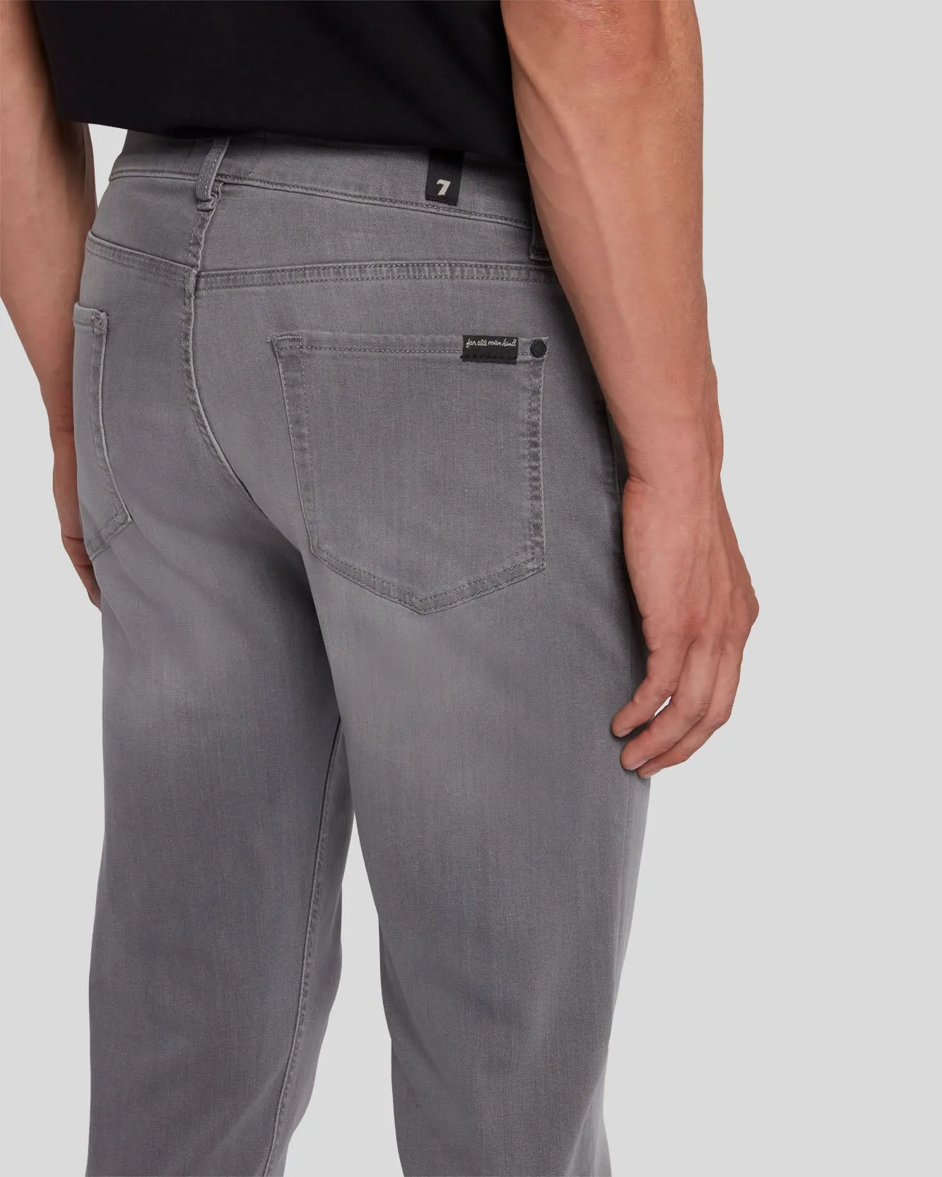 Luxe Performance Plus Slimmy Tapered In Grey sold by 7 For All Mankind product image thumbnail 5