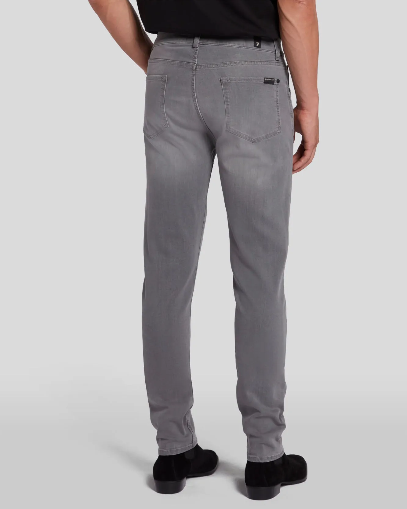 Luxe Performance Plus Slimmy Tapered In Grey sold by 7 For All Mankind product image thumbnail 4