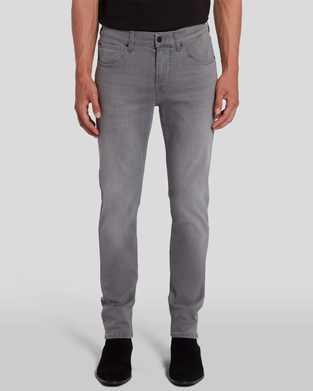 Luxe Performance Plus Slimmy Tapered In Grey sold by 7 For All Mankind product image thumbnail 2