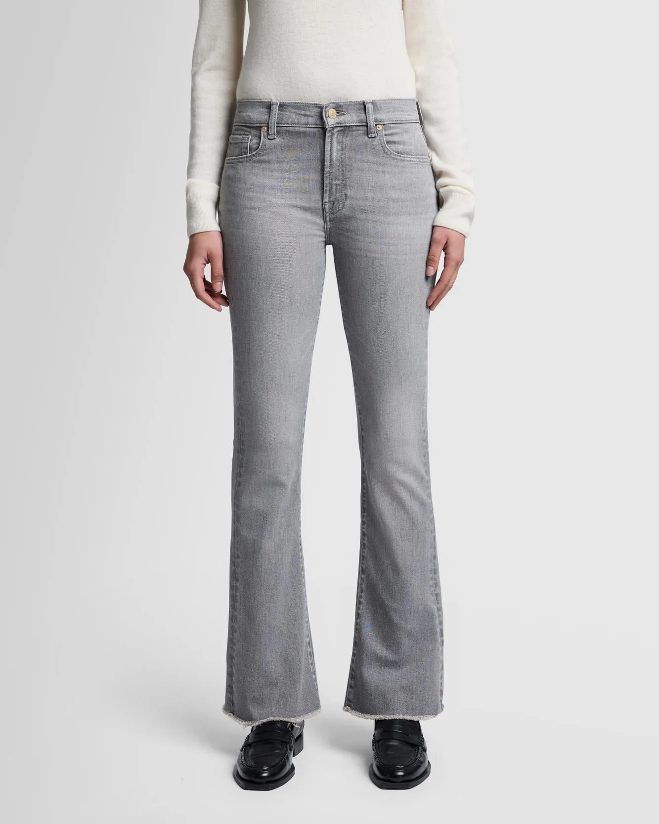 Tailorless Luxe Vintage Bootcut in Dust sold by 7 For All Mankind product image thumbnail 2