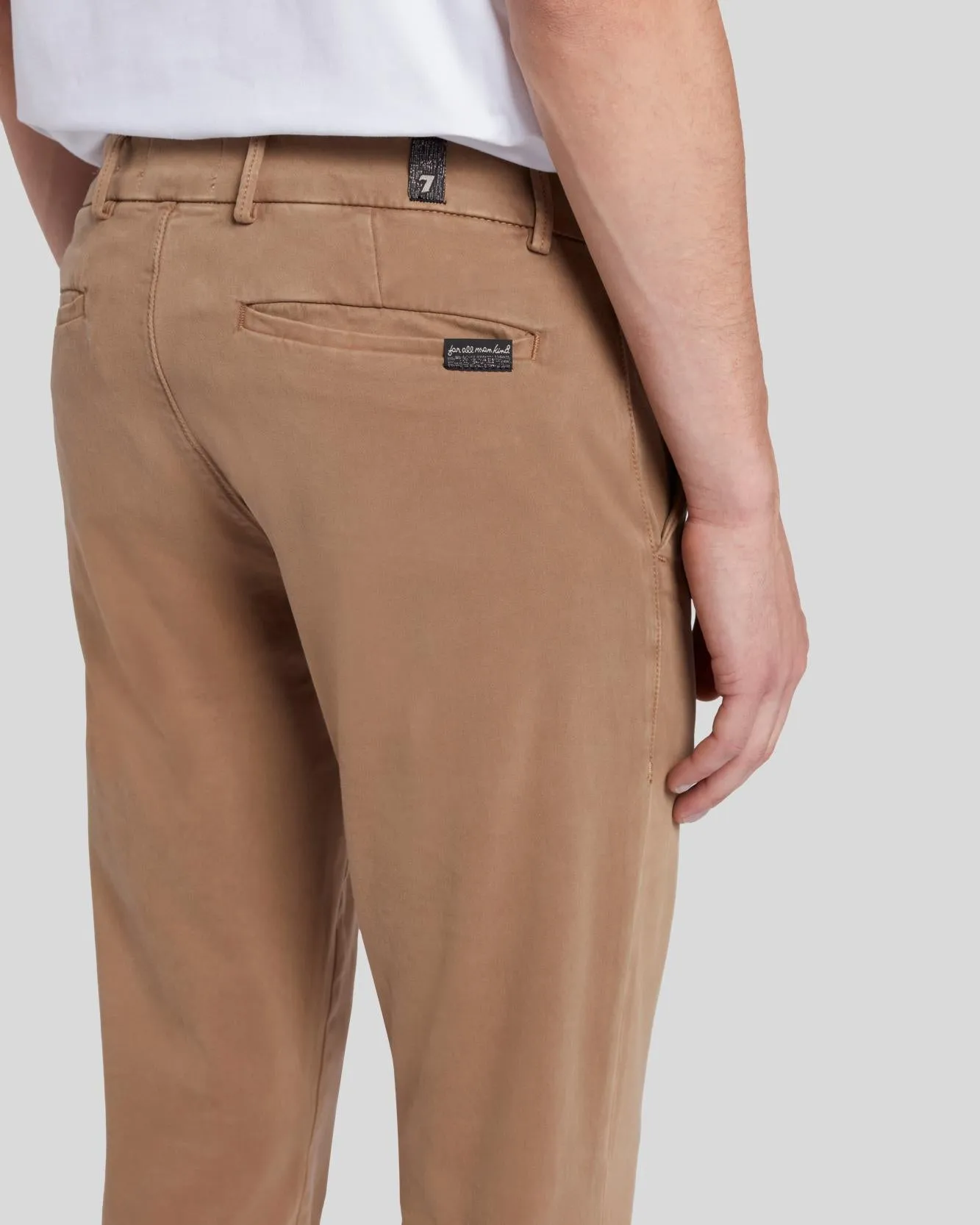 Luxe Performance Slimmy Tapered in Sand sold by 7 For All Mankind product image thumbnail 5