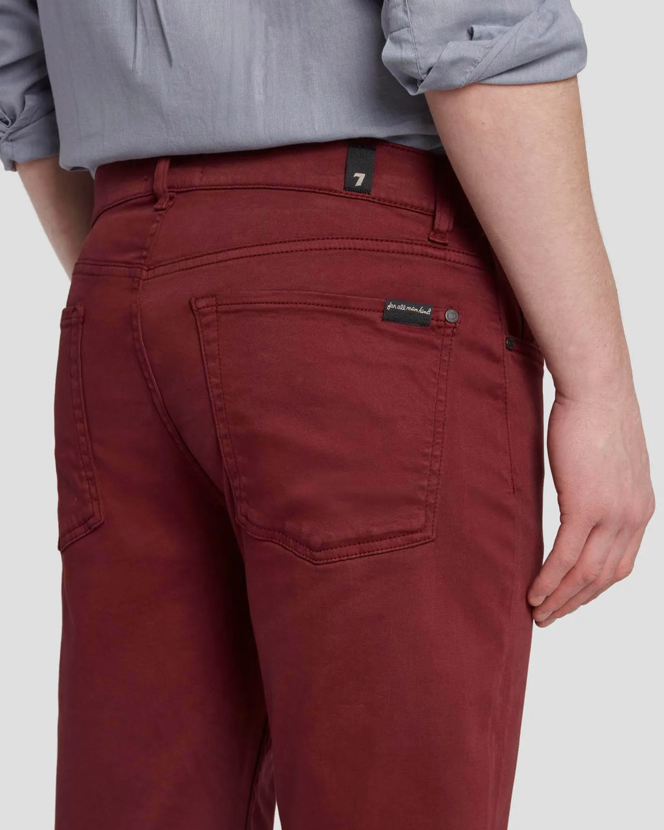 Luxe Performance Slimmy in Mulberry sold by 7 For All Mankind product image thumbnail 4