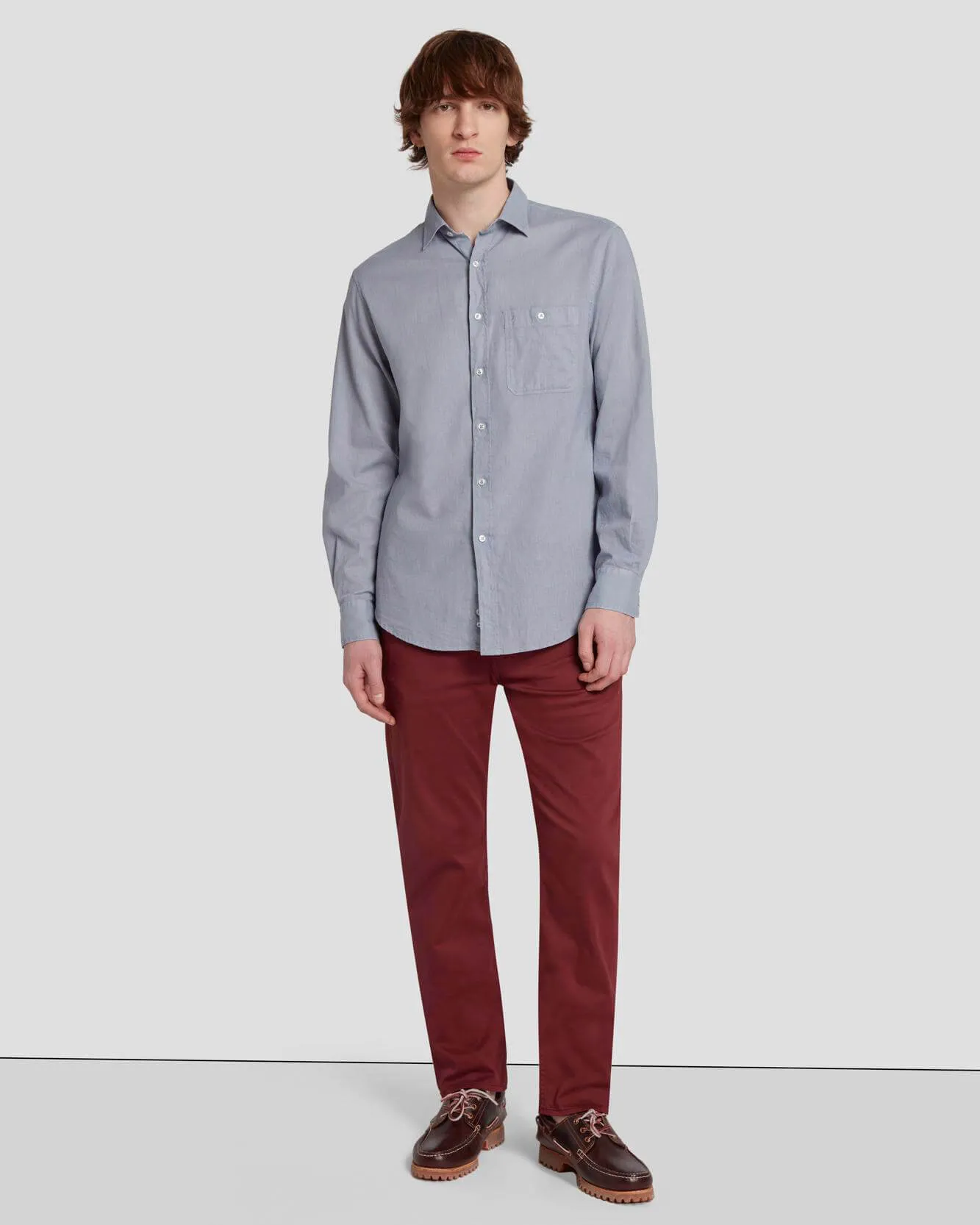 Luxe Performance Slimmy in Mulberry sold by 7 For All Mankind product image thumbnail 2