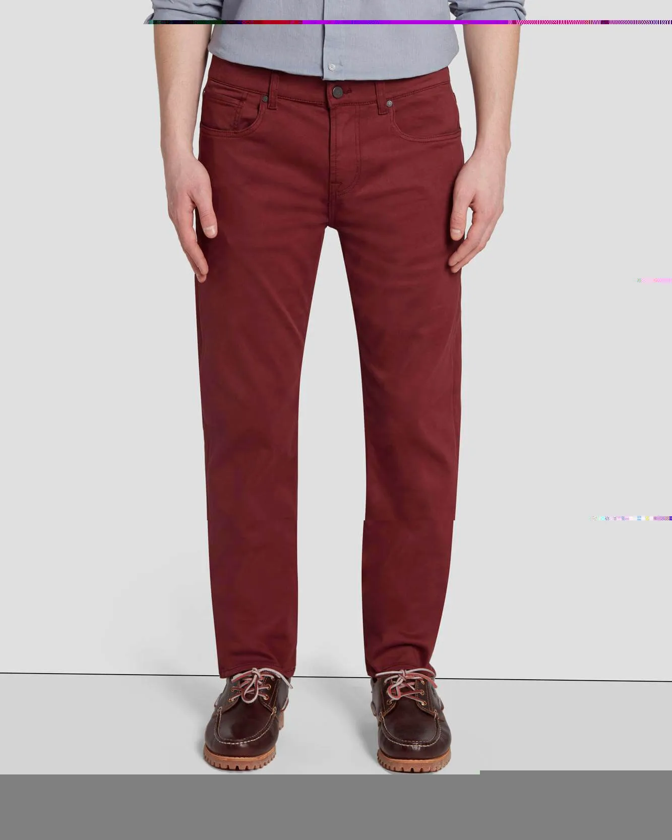 Luxe Performance Slimmy in Mulberry sold by 7 For All Mankind product image thumbnail 3