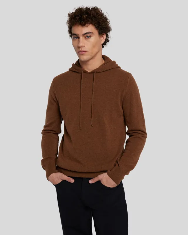 Cashmere Hoodie in Dapper Tan sold by 7 For All Mankind