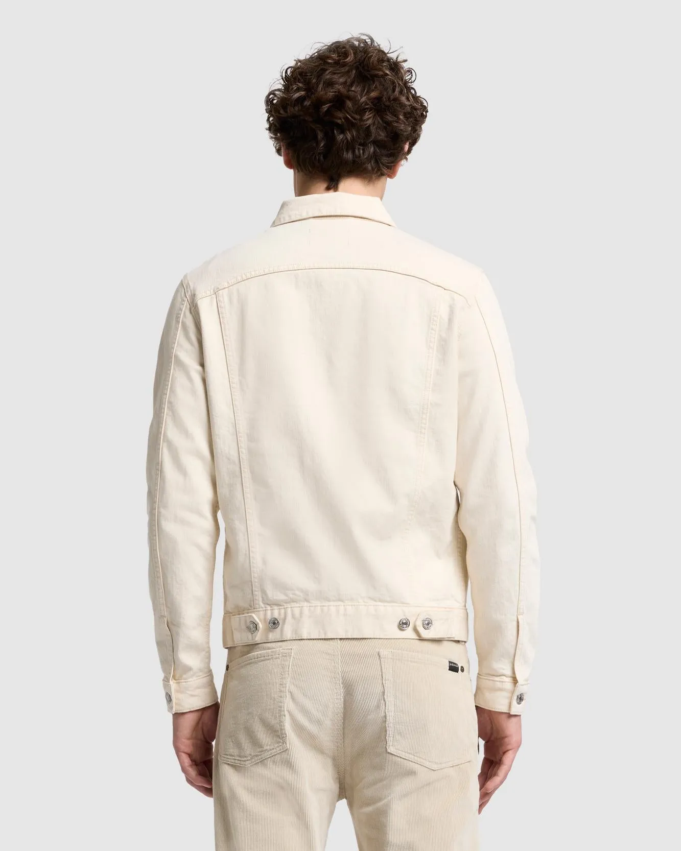 Perfect Trucker Jacket in Whisk sold by 7 For All Mankind product image thumbnail 3