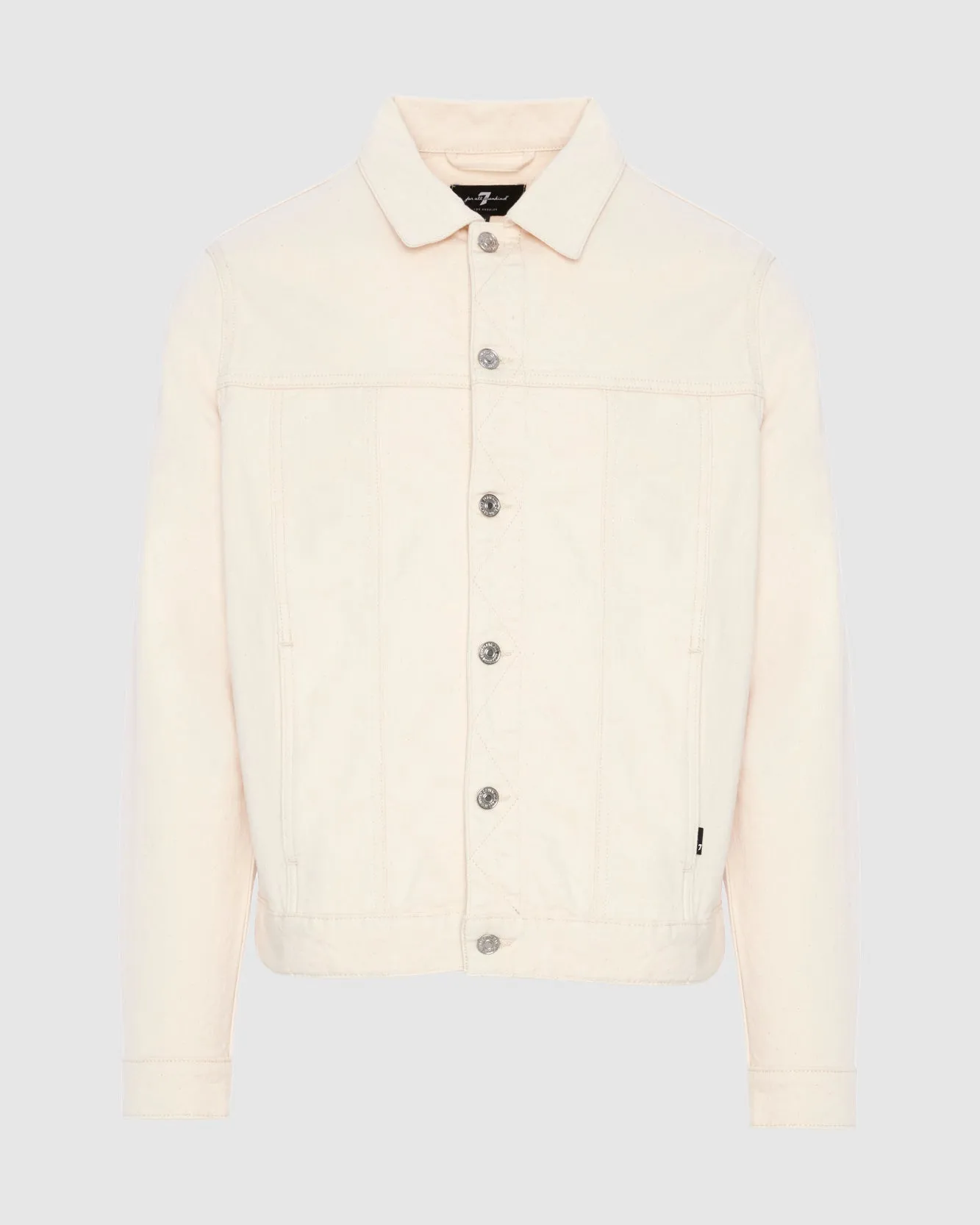 Perfect Trucker Jacket in Whisk sold by 7 For All Mankind product image thumbnail 5