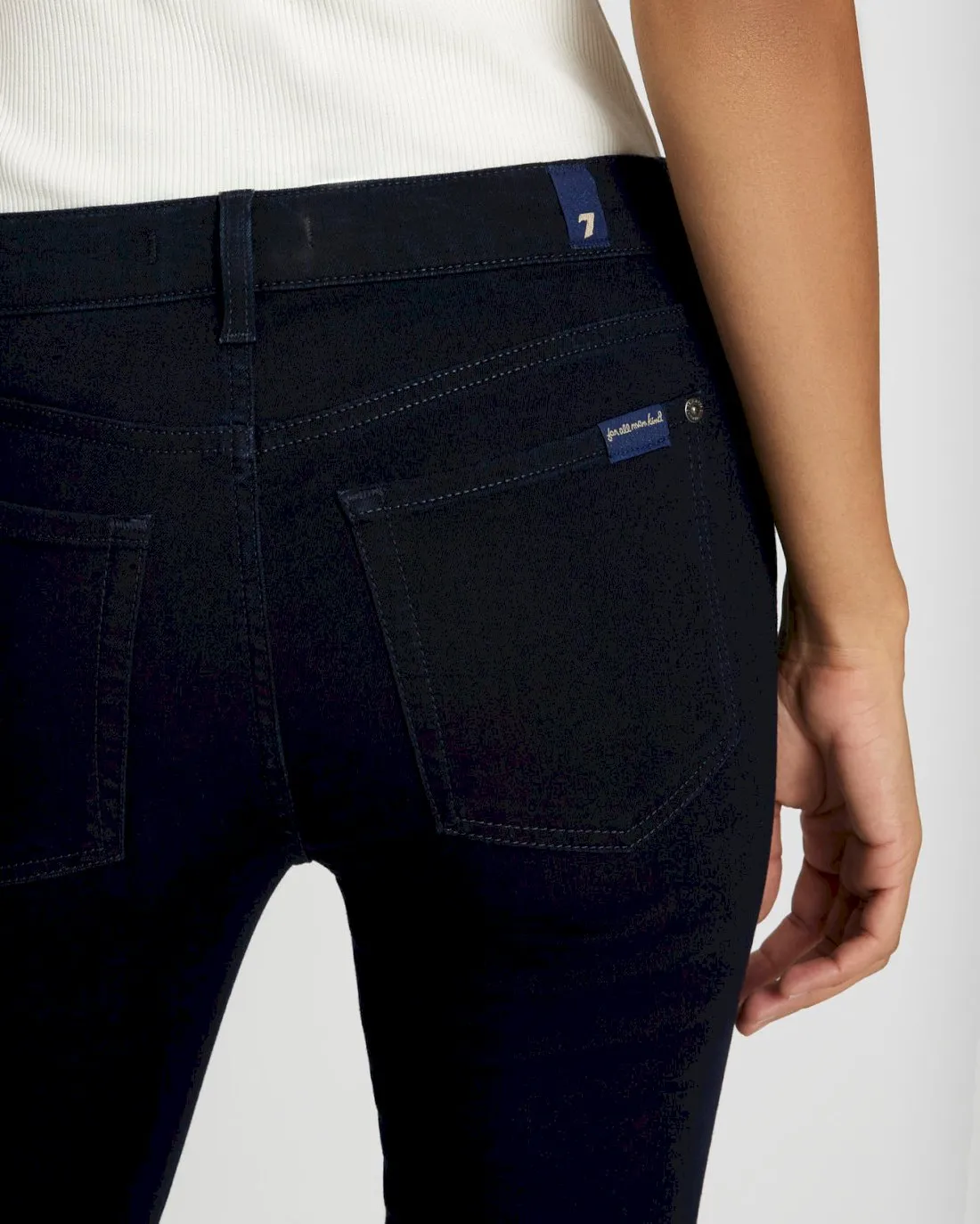 B(air) High Waist Ankle Skinny in Majesty sold by 7 For All Mankind product image thumbnail 3