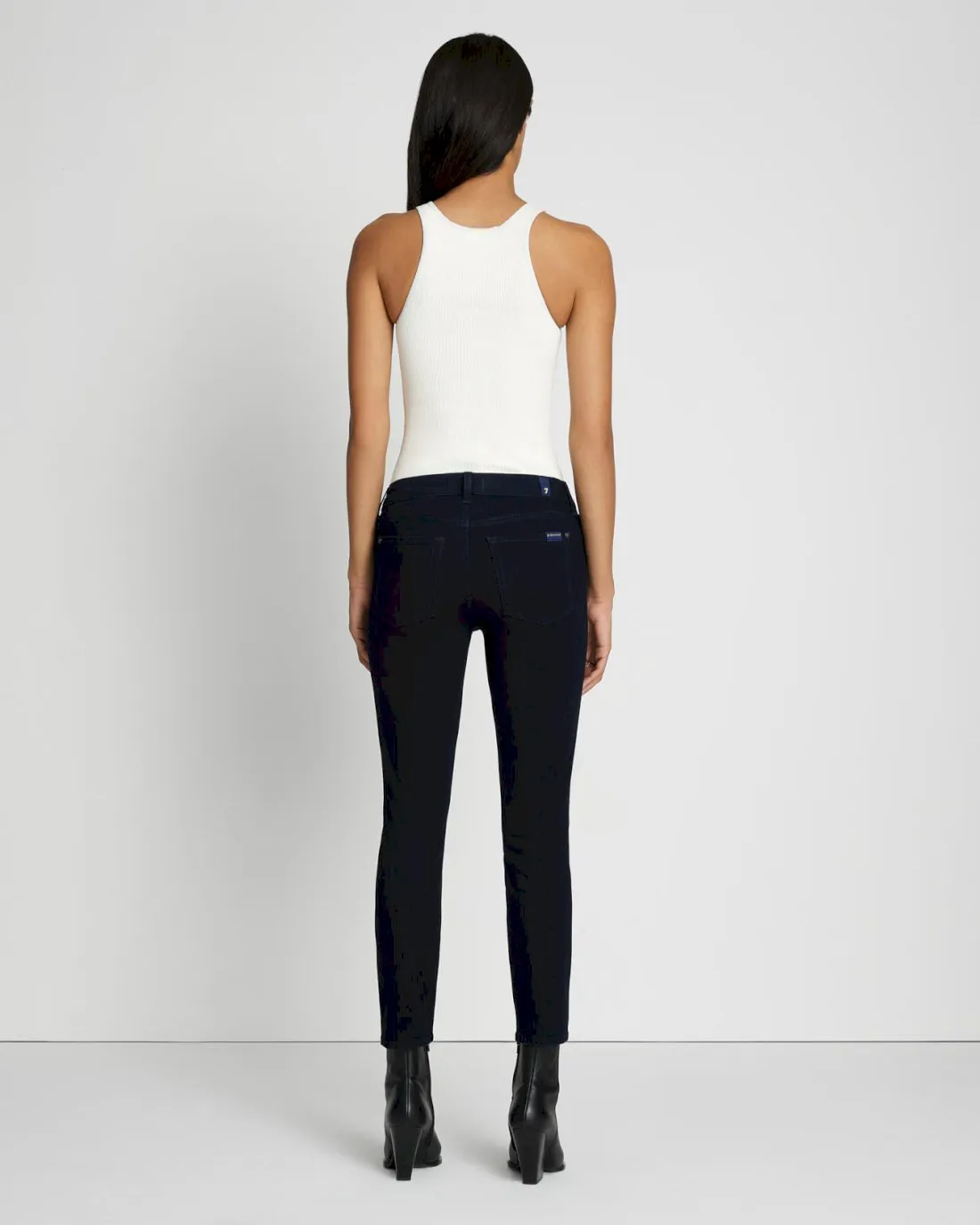 B(air) High Waist Ankle Skinny in Majesty sold by 7 For All Mankind product image thumbnail 4