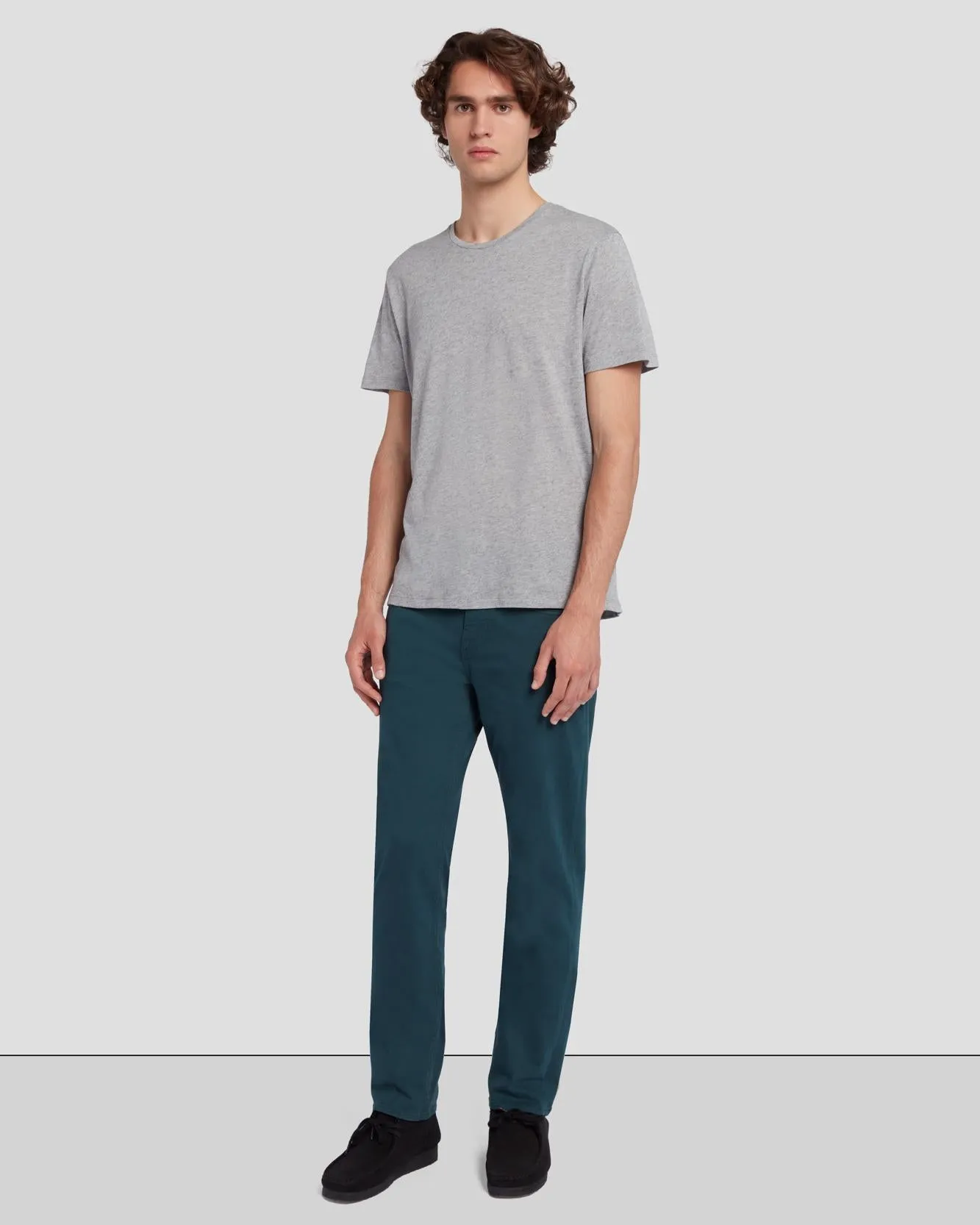 Luxe Performance Plus Slimmy in Hunter Green sold by 7 For All Mankind
