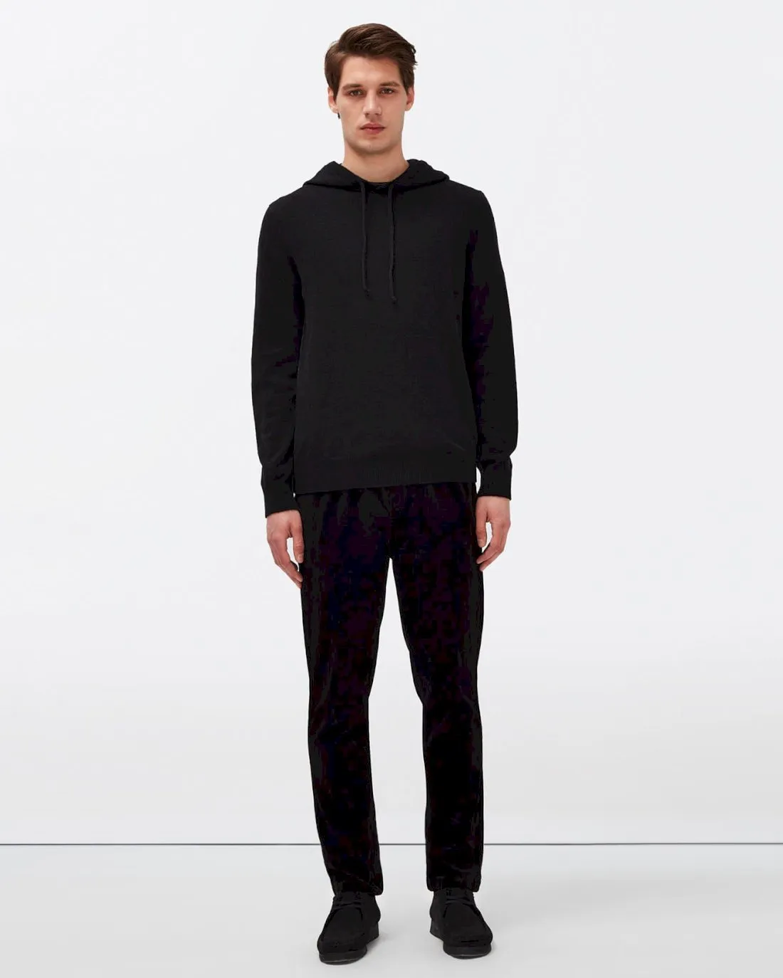 Cashmere Hoodie in Black sold by 7 For All Mankind product image thumbnail 2