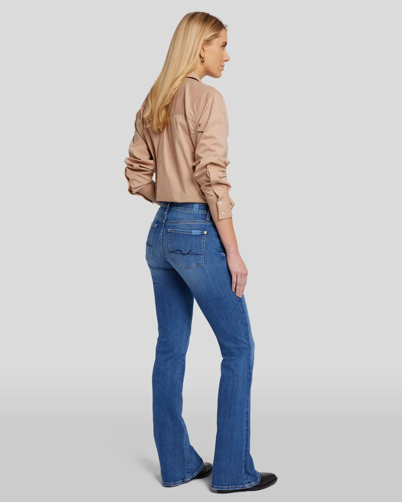 Slim Illusion Bootcut in Call Me sold by 7 For All Mankind product image thumbnail 4