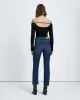 Luxe Vintage High Waist Slim Kick in Blueland sold by 7 For All Mankind