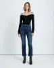 Luxe Vintage High Waist Slim Kick in Blueland sold by 7 For All Mankind