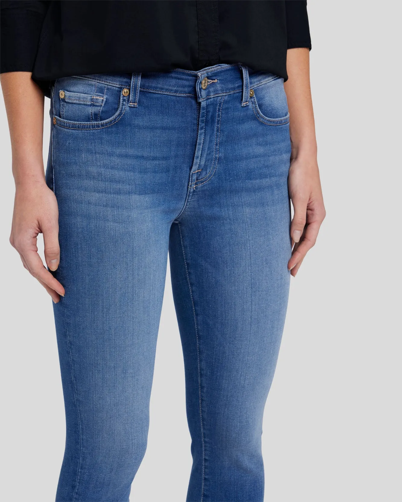 B(air) Ankle Skinny in Stream sold by 7 For All Mankind product image thumbnail 3