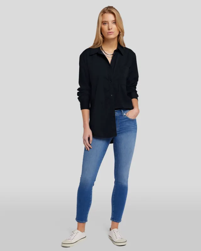 B(air) Ankle Skinny in Stream sold by 7 For All Mankind