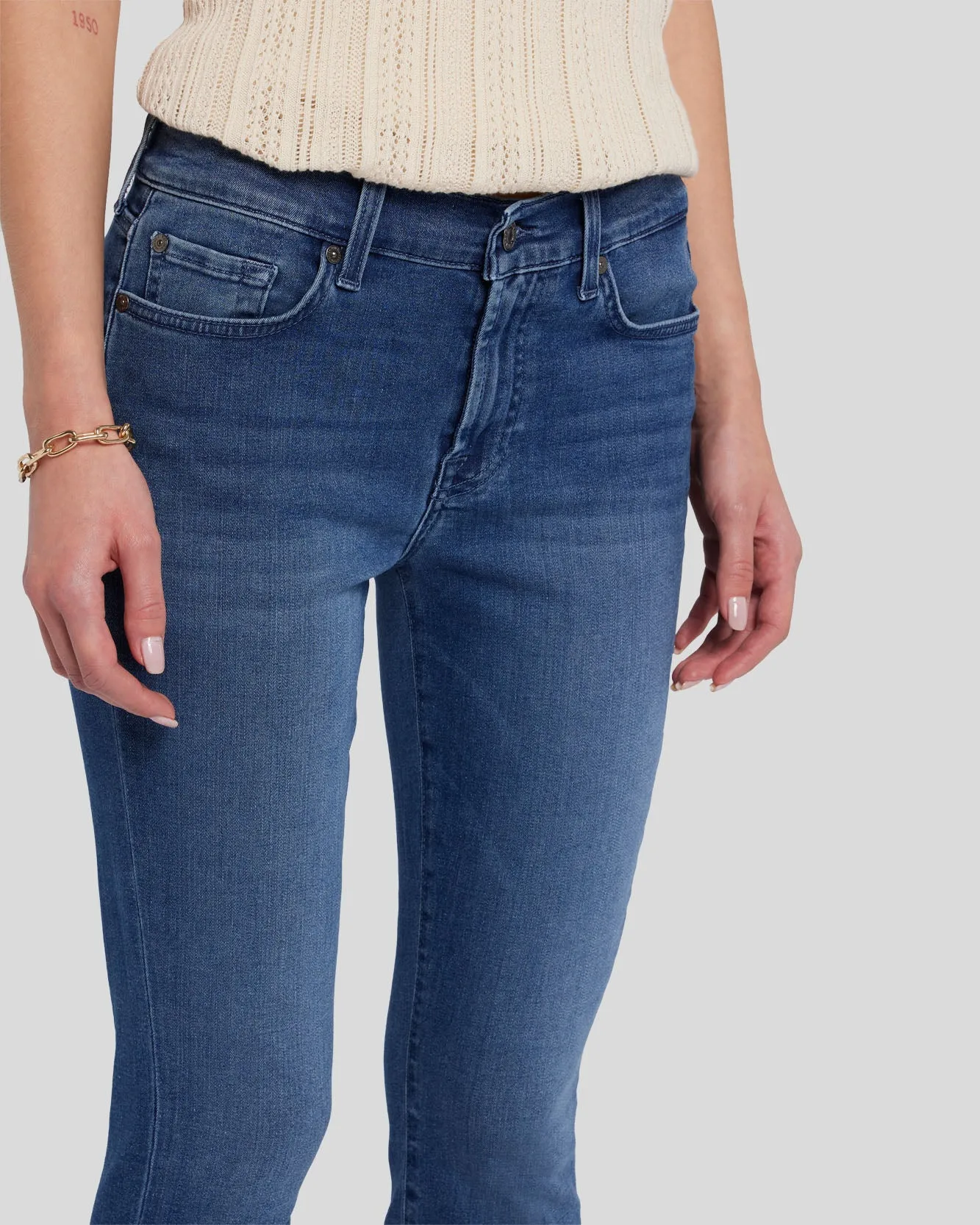 B(air) Ankle Skinny in Virtual sold by 7 For All Mankind product image thumbnail 3