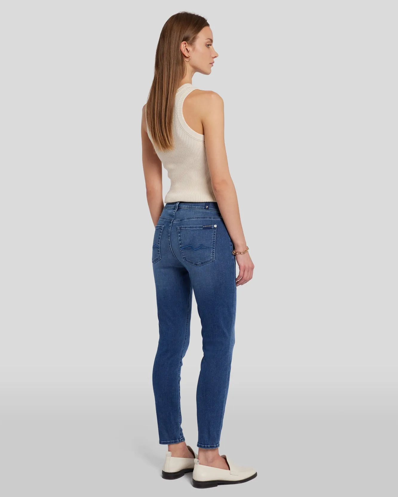 B(air) Ankle Skinny in Virtual sold by 7 For All Mankind product image thumbnail 4