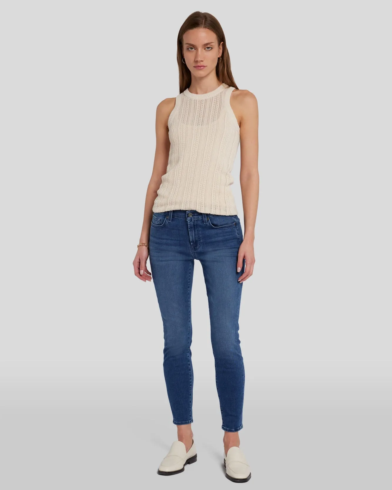 B(air) Ankle Skinny in Virtual sold by 7 For All Mankind