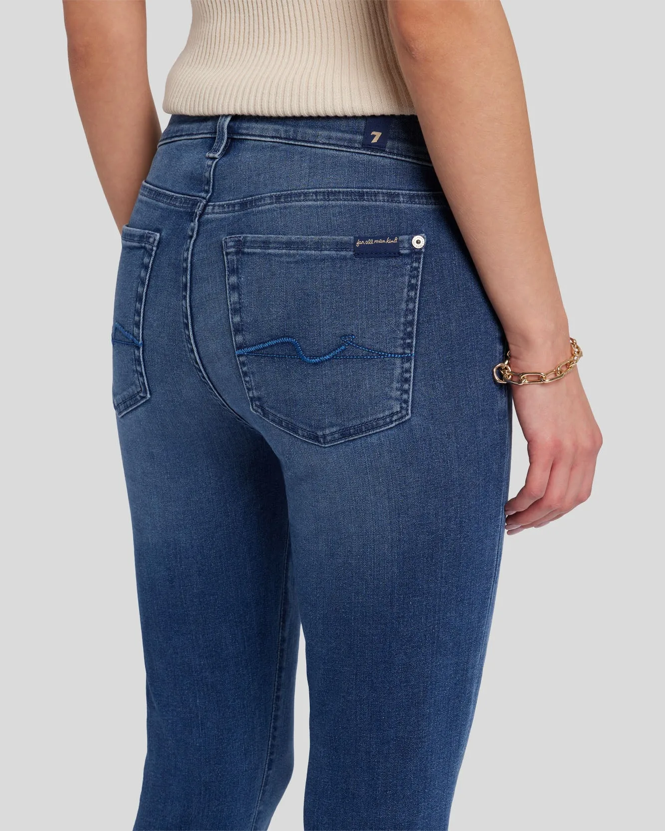 B(air) Ankle Skinny in Virtual sold by 7 For All Mankind product image thumbnail 5