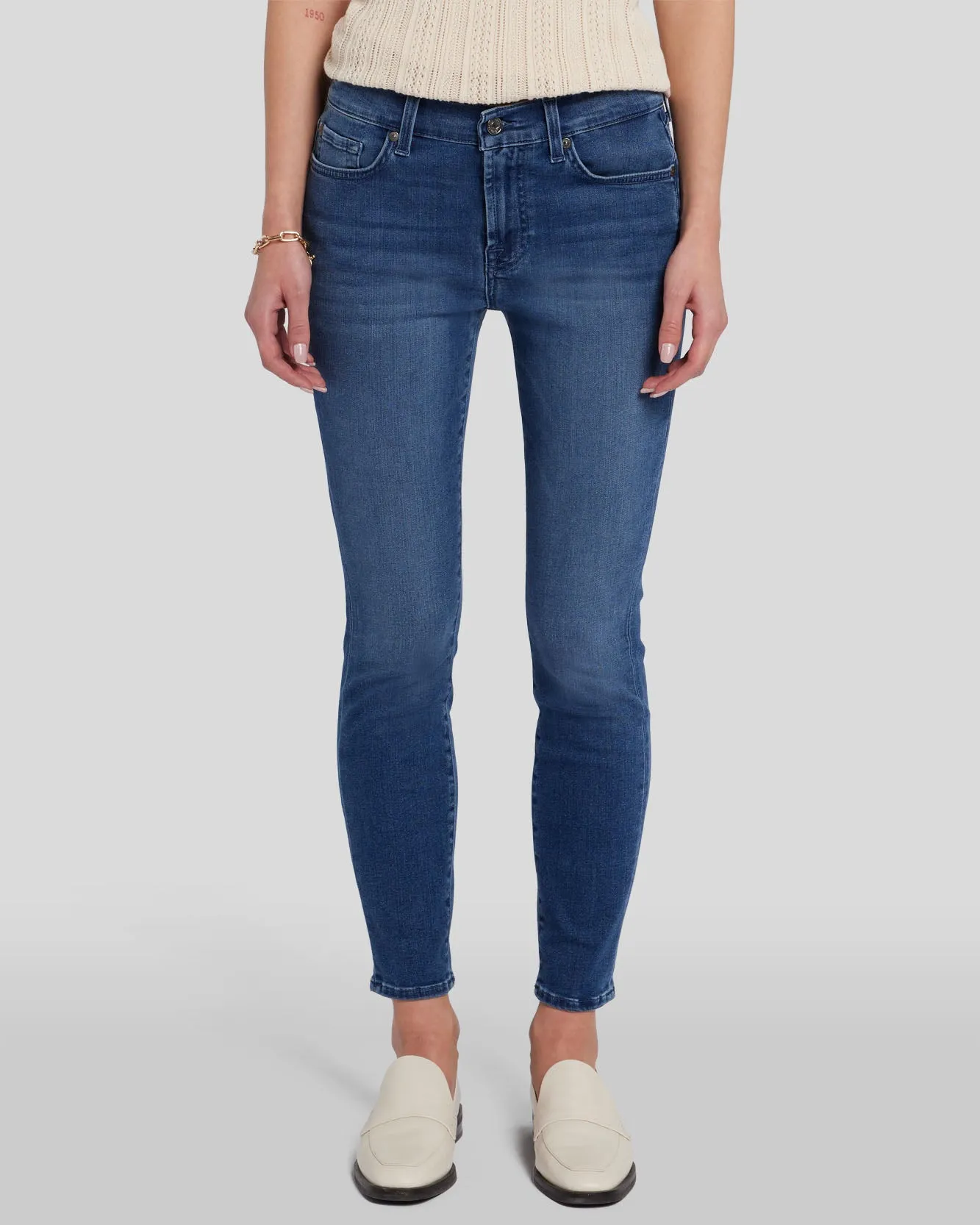 B(air) Ankle Skinny in Virtual sold by 7 For All Mankind product image thumbnail 2