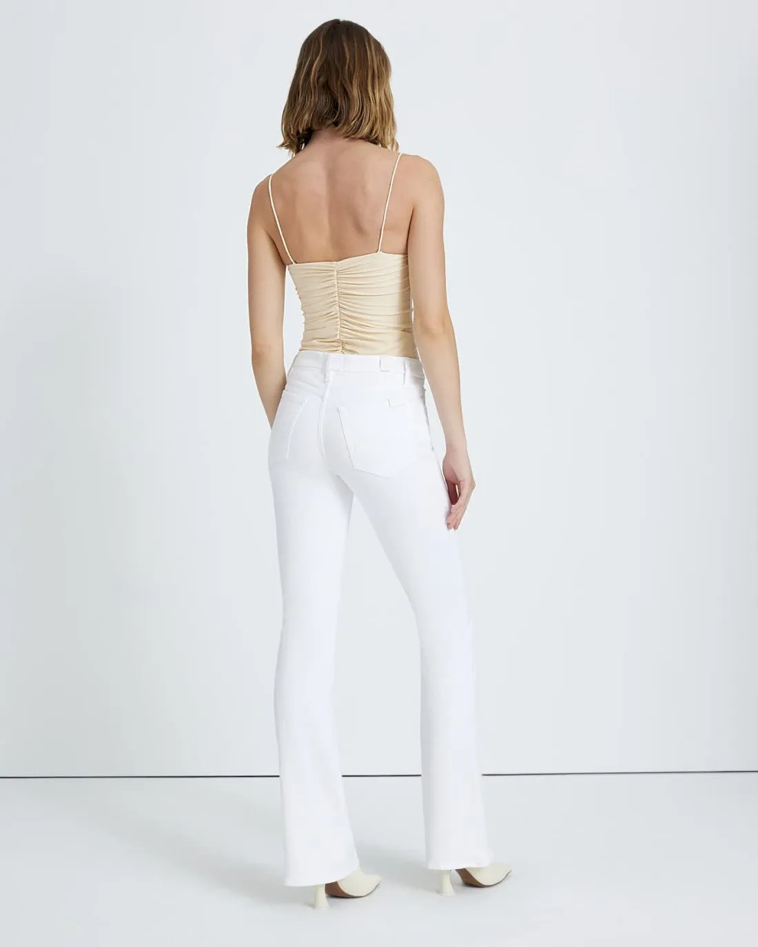 Kimmie Bootcut in Clean White sold by 7 For All Mankind product image thumbnail 4