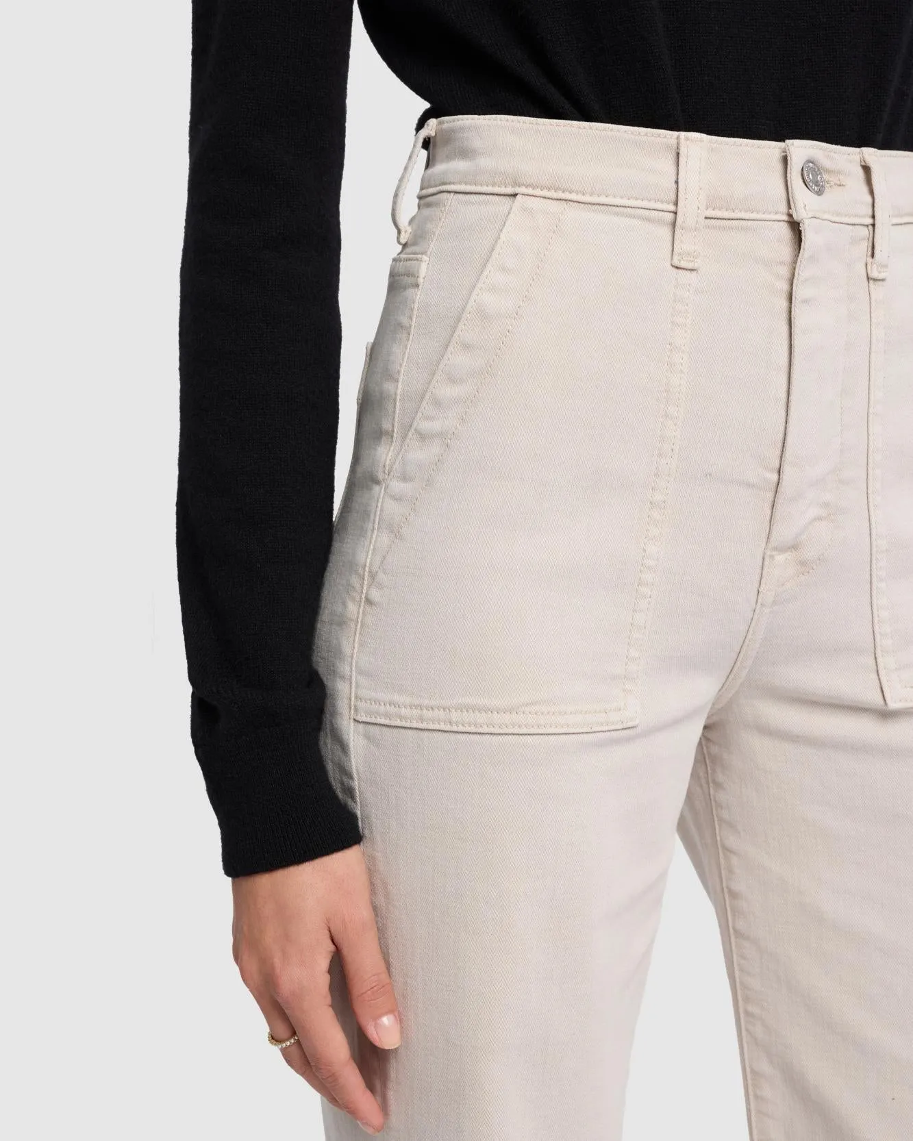 Ultra High Rise Jo in Sand sold by 7 For All Mankind product image thumbnail 2