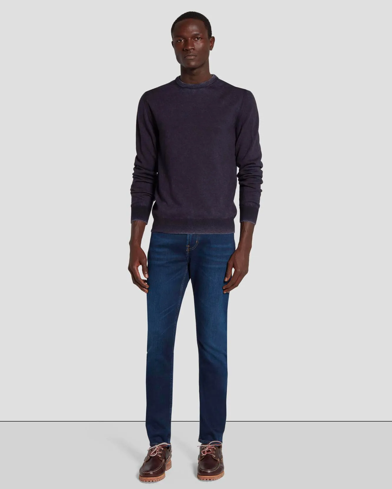 Merino Wool Sweater in Navy sold by 7 For All Mankind product image thumbnail 2