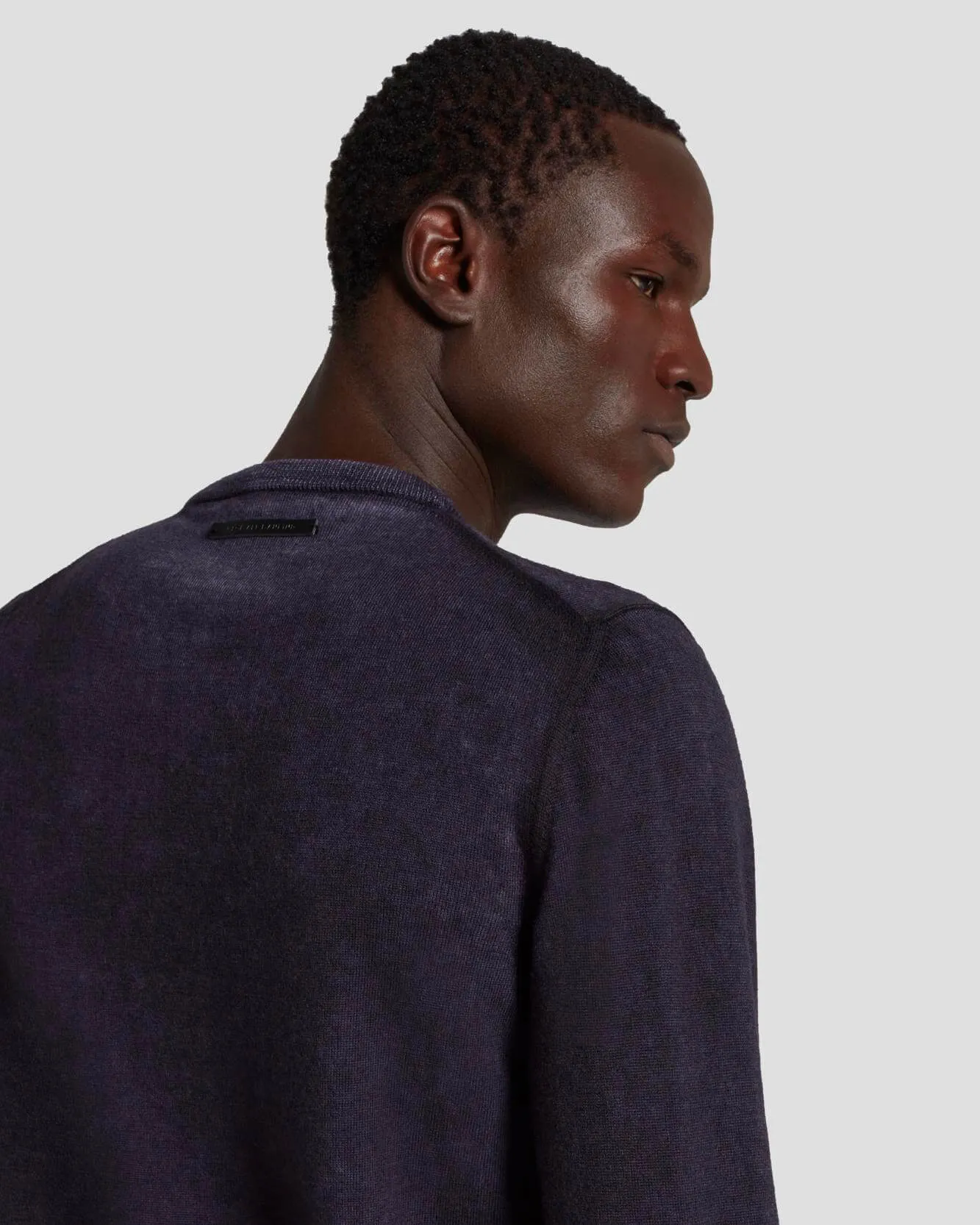 Merino Wool Sweater in Navy sold by 7 For All Mankind product image thumbnail 3