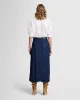 Denim Lustre Midi Skirt in Stormy sold by 7 For All Mankind