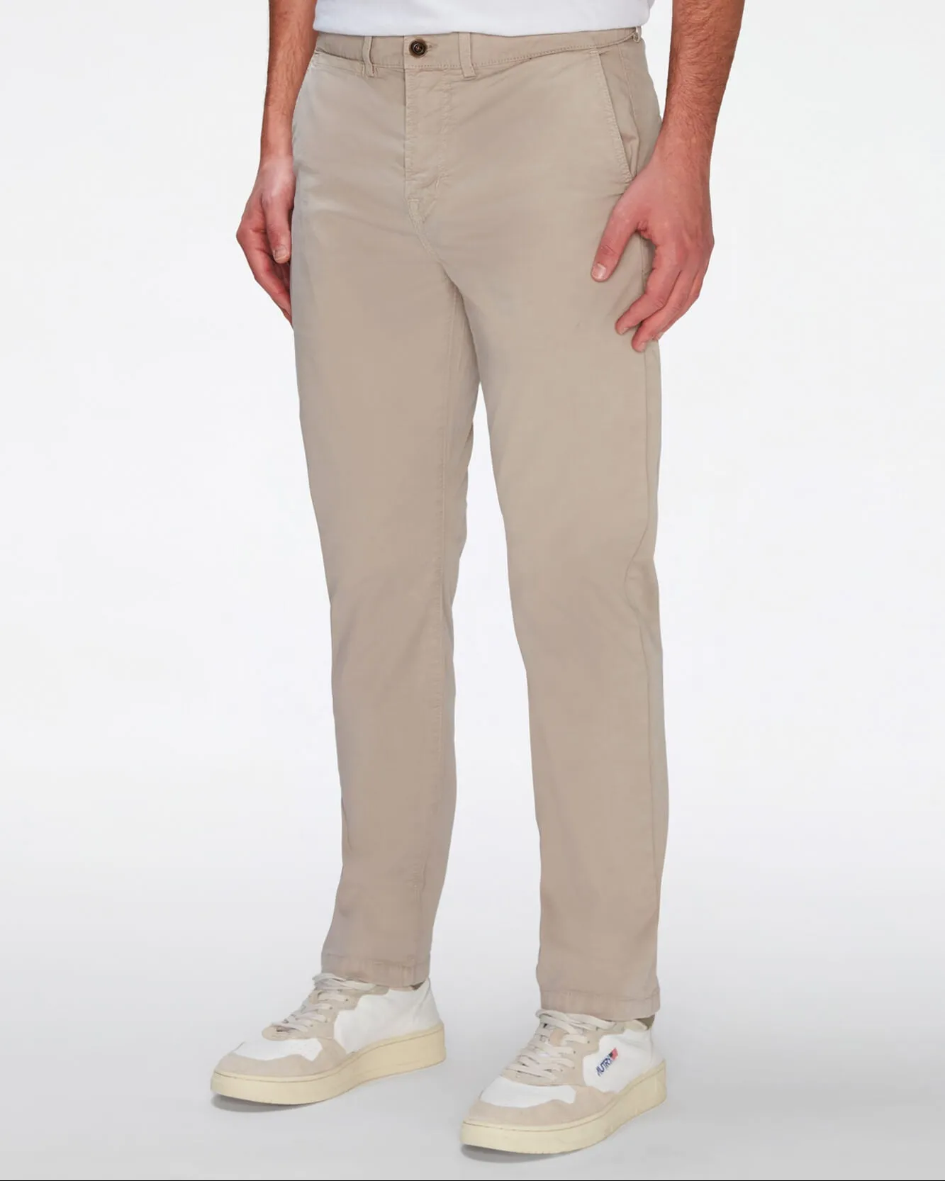 Airweft Twill Adrien Chino in Sesame sold by 7 For All Mankind product image thumbnail 2