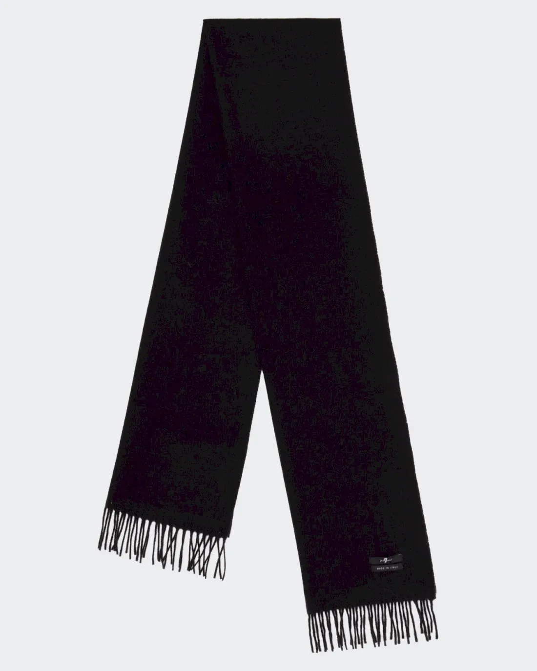 Cashmere Blend Scarf in Black sold by 7 For All Mankind