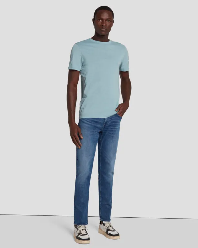 EarthKind Stretch Tek Slimmy Tapered in Maze sold by 7 For All Mankind