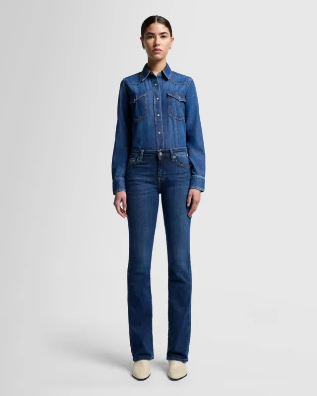 Kimmie Bootcut in High Wave sold by 7 For All Mankind