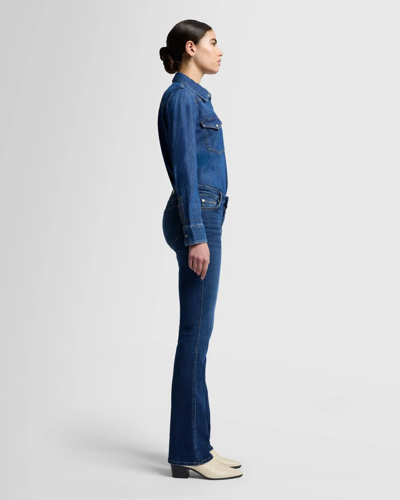 Kimmie Bootcut in High Wave sold by 7 For All Mankind product image thumbnail 3