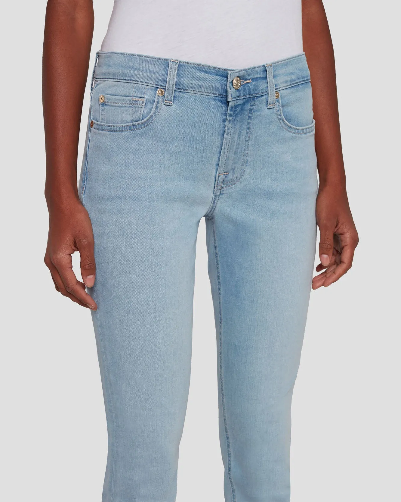B(air) Ankle Skinny in Mirage sold by 7 For All Mankind product image thumbnail 3