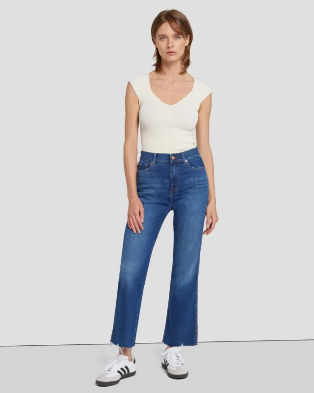 Slim Illusion High Waist Slim Kick in Highline sold by 7 For All Mankind