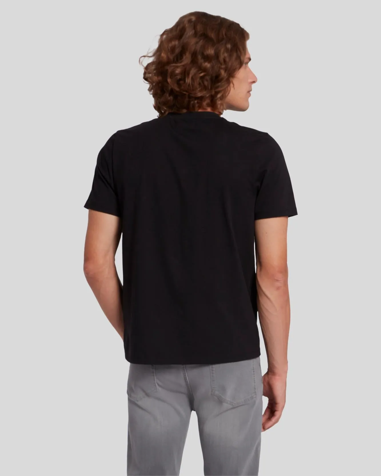 Luxe Performance Tee in Black sold by 7 For All Mankind product image thumbnail 4