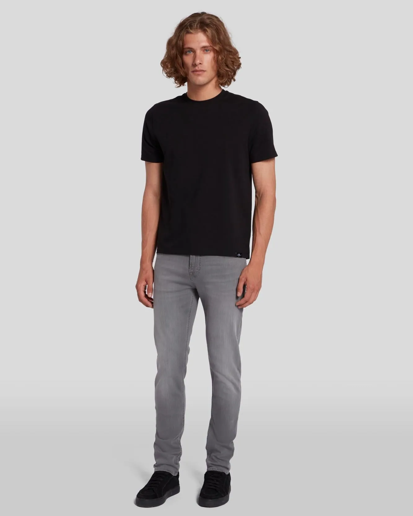 Luxe Performance Tee in Black sold by 7 For All Mankind product image thumbnail 2