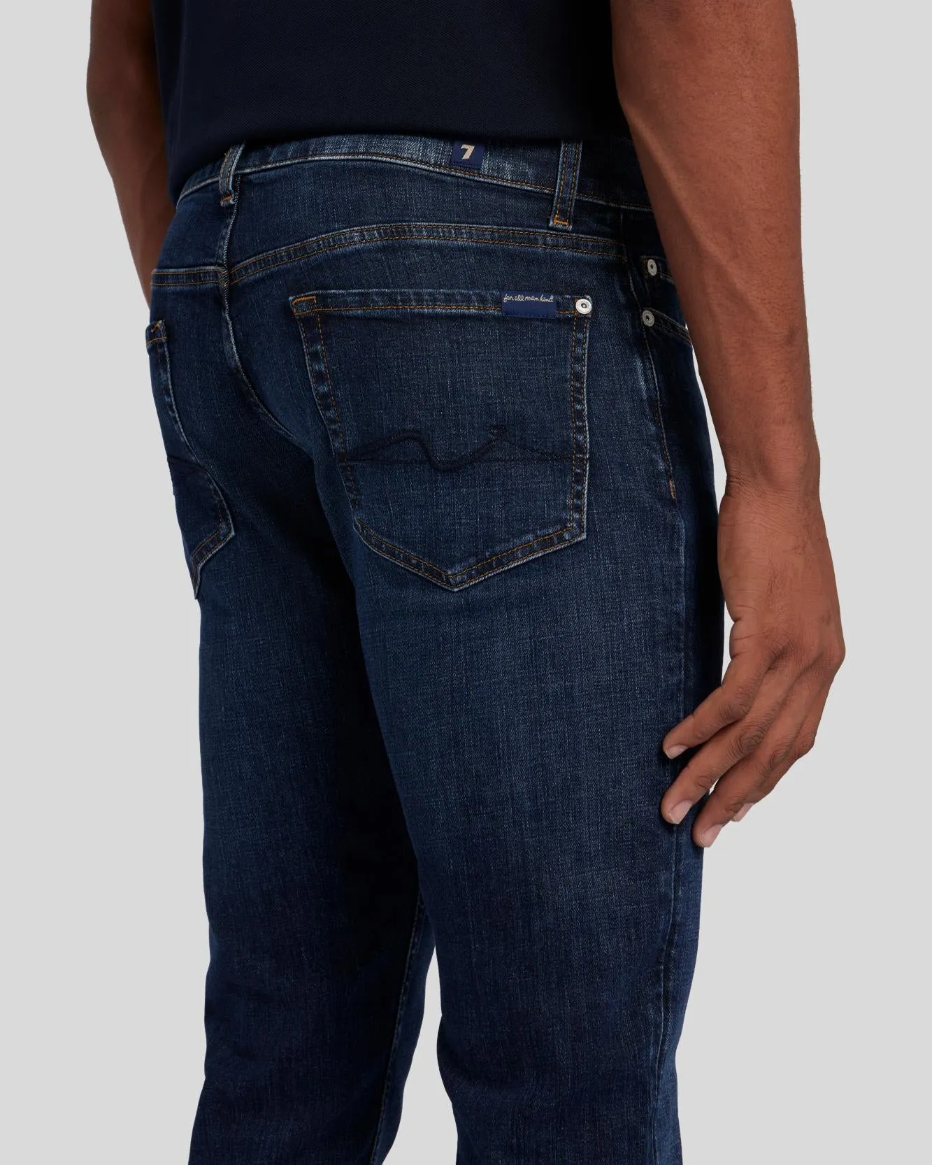 EarthKind Stretch Tek Paxtyn in Timeless sold by 7 For All Mankind product image thumbnail 5