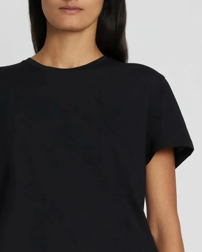 Scoop Neck Tee in Black sold by 7 For All Mankind product image thumbnail 2